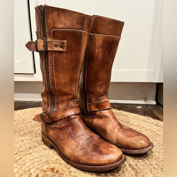 Bed Stu Shoes Bed St Leather Knee High Boots Size Poshmark